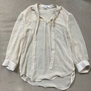 Forever 21 women’s sheer mesh shirt size medium